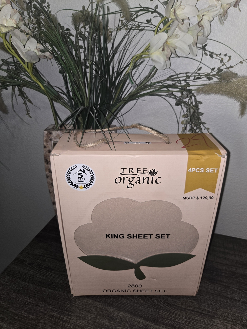 King Sheet Set - Cream
